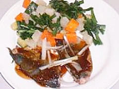 鯵の香草焼き