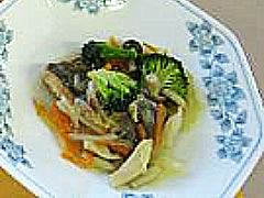 鯵の野菜あんかけ