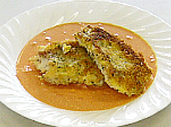 イトヨリのハーブパン粉焼き
